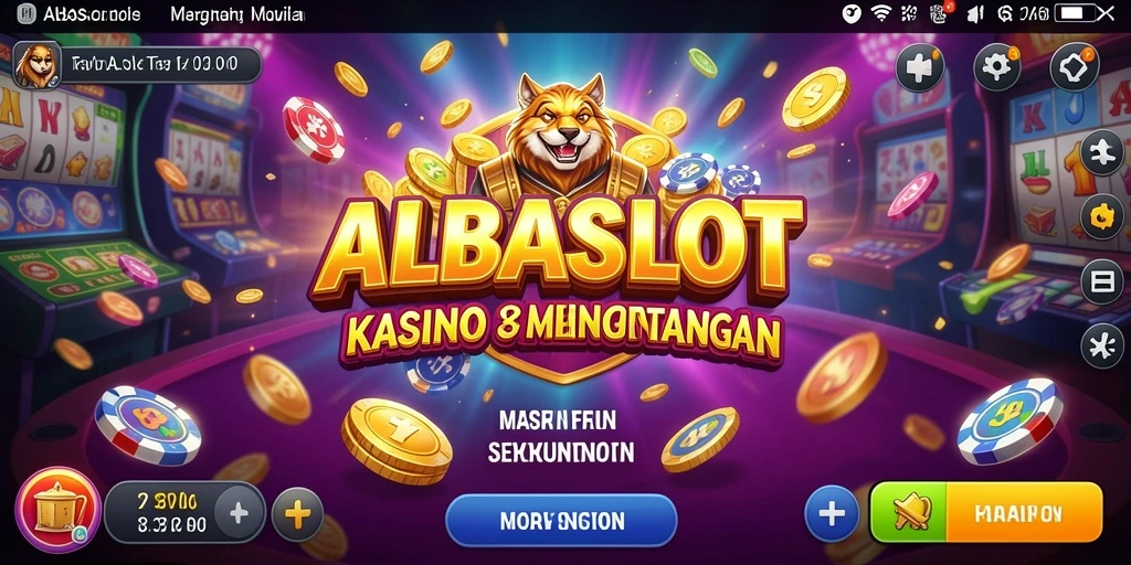 Tampilan screenshot permainan ALBASLOT yang menarik dan mendebarkan.