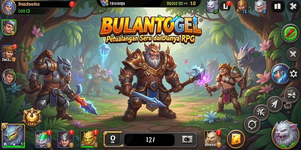 Gameplay RPG yang menakjubkan di BULANTOGEL dengan karakter yang menarik.