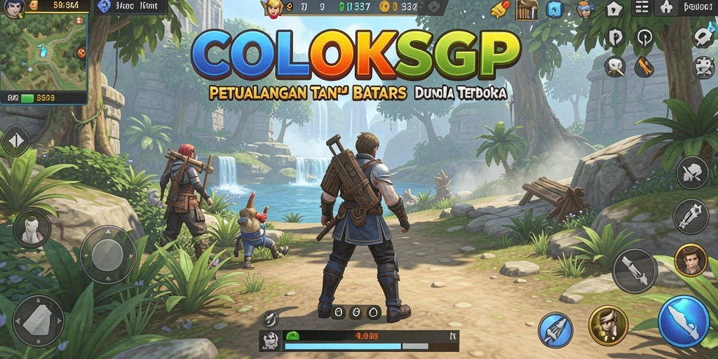Tangkapan layar COLOKSGP menampilkan petualangan seru di dunia terbuka.