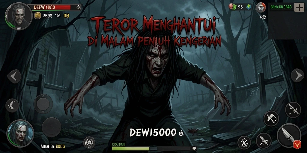 Gameplay DEWI5000 yang penuh teror dan ketegangan.