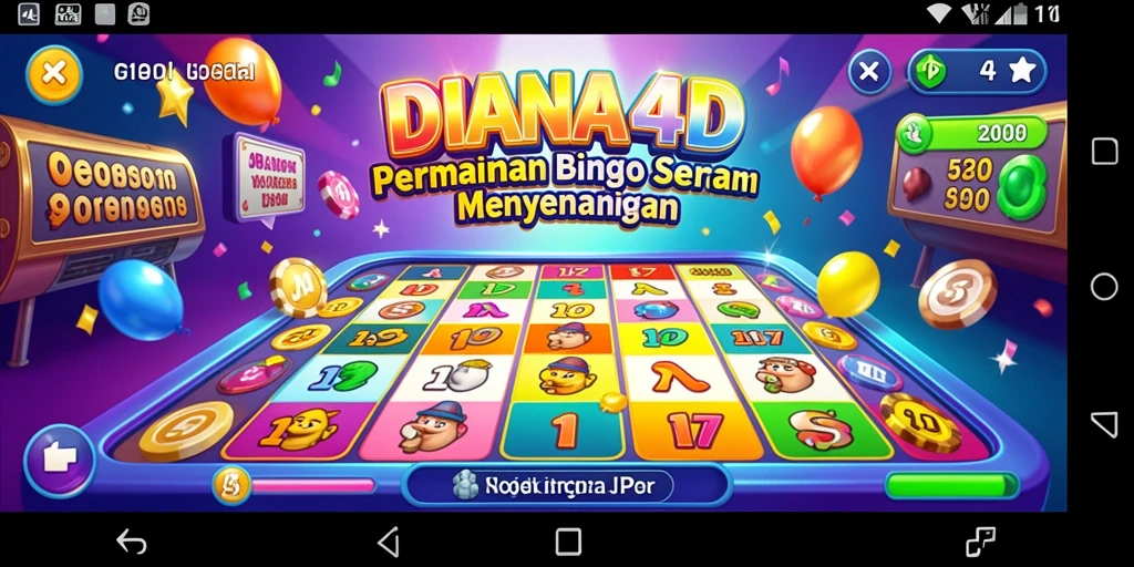 Tampilan gameplay seru dalam DIANA4D dengan pemain aktif.
