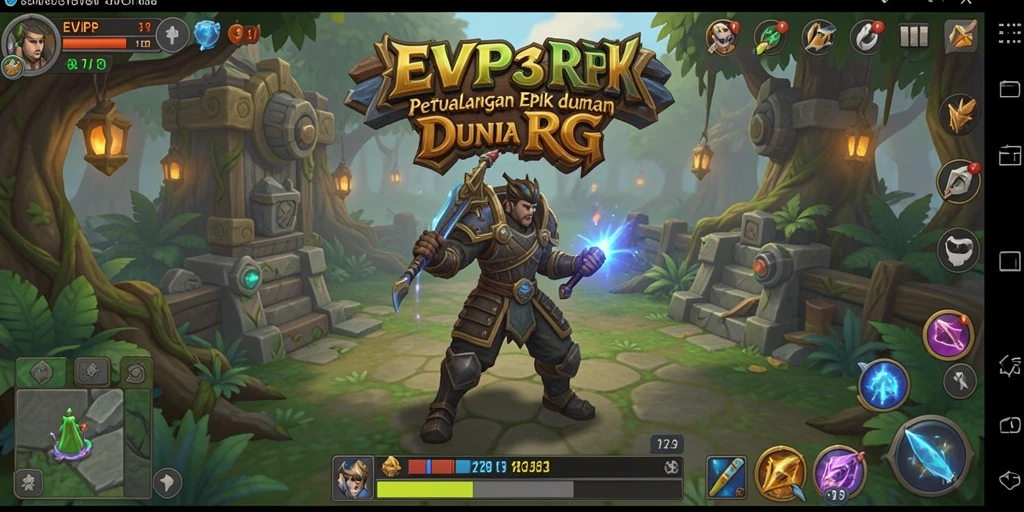 Gameplay seru dengan karakter RPG yang beragam.