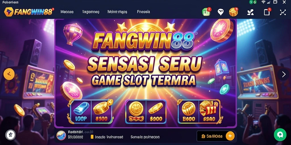 Screenshot gameplay FANGWIN88 yang penuh warna dan menarik.