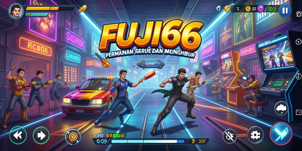 Screenshot utama FUJI66 menunjukkan gameplay yang dinamis dan seru.