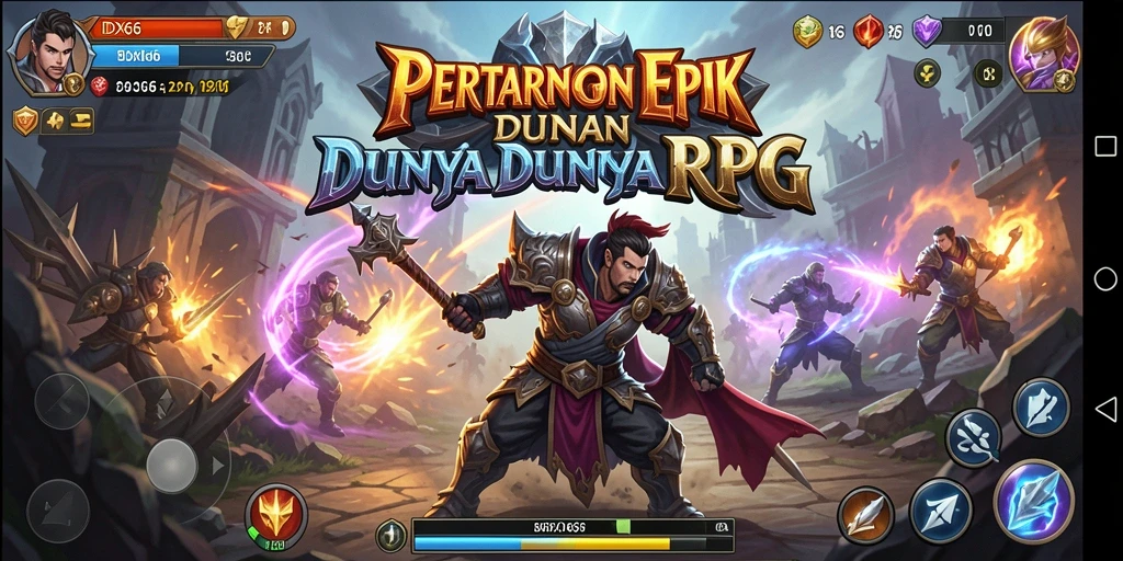 Gameplay seru dan menantang dalam IDX66 RPG.