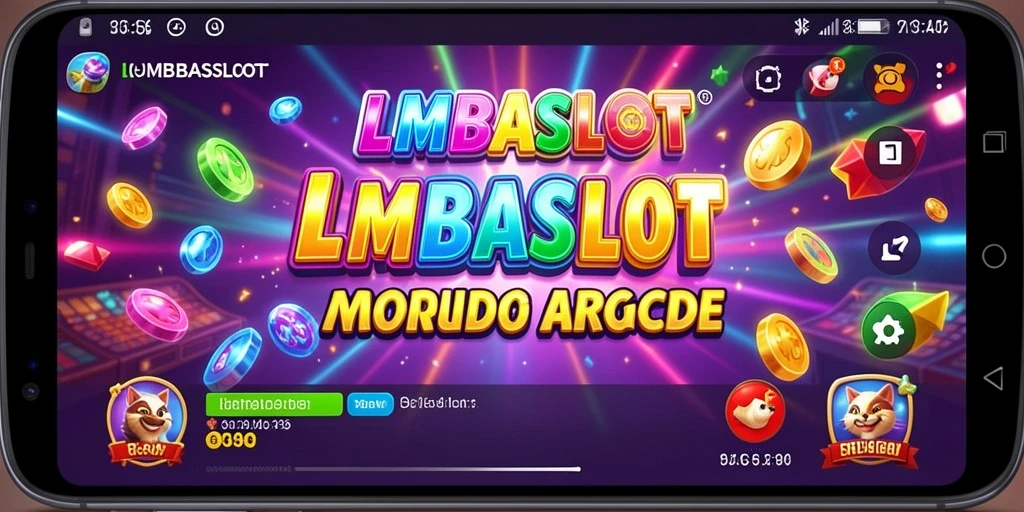 Tampilan gameplay LMBASLOT yang menarik dengan slot beragam dan efek suara yang menyenangkan.