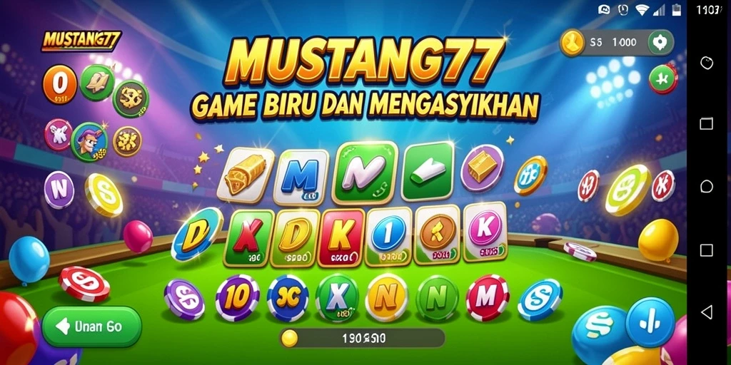 Tampilan gameplay seru dan interaktif dari MUSTANG77