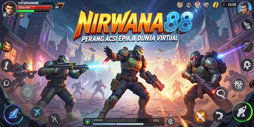 Tampilan seru pertempuran dalam NIRWANA88 dengan grafis menakjubkan.