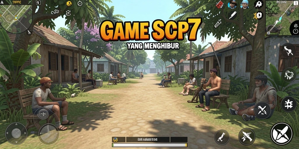 Screenshot gameplay PCPC7 menampilkan aksi seru dan tantangan menarik.