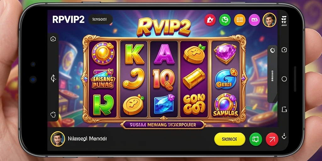 Screenshot gameplay RPVIP2 menampilkan keseruan permainan slot.