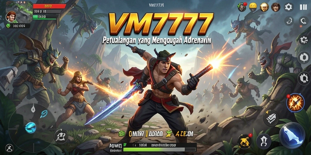Gameplay VM777 yang penuh aksi dalam dunia petualangan