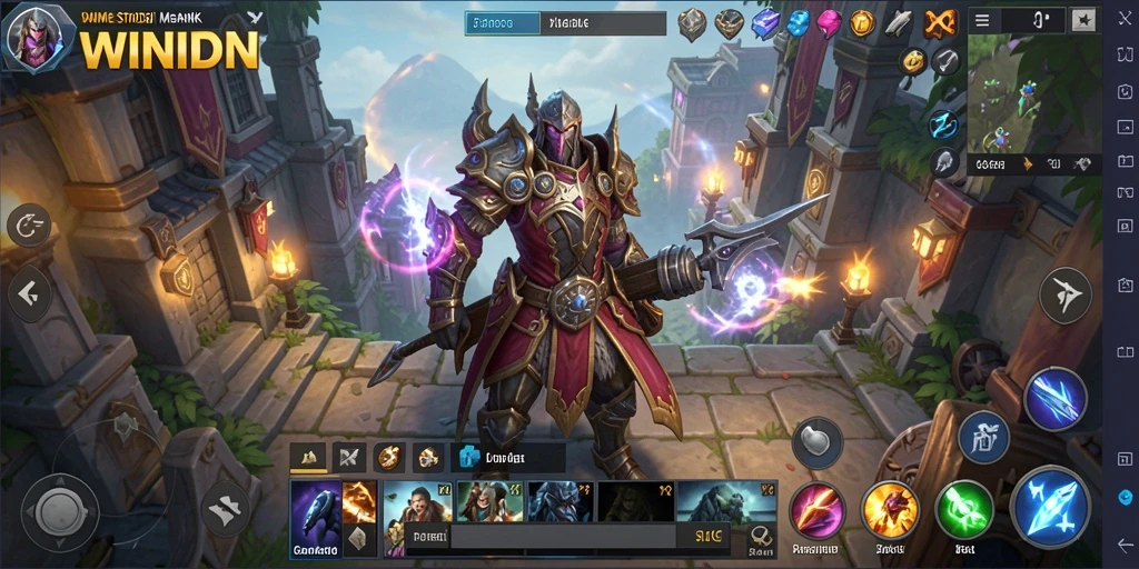 Tampilan gameplay menakjubkan dari WINIDN penuh strategi.
